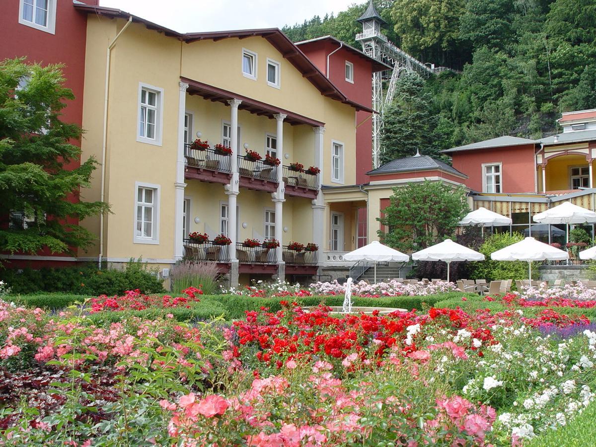 Parkhotel Bad Schandau Mit Spa Екстериор снимка