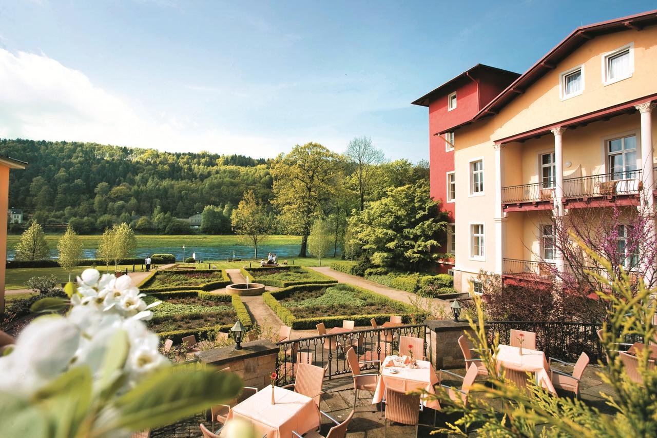 Parkhotel Bad Schandau Mit Spa Екстериор снимка