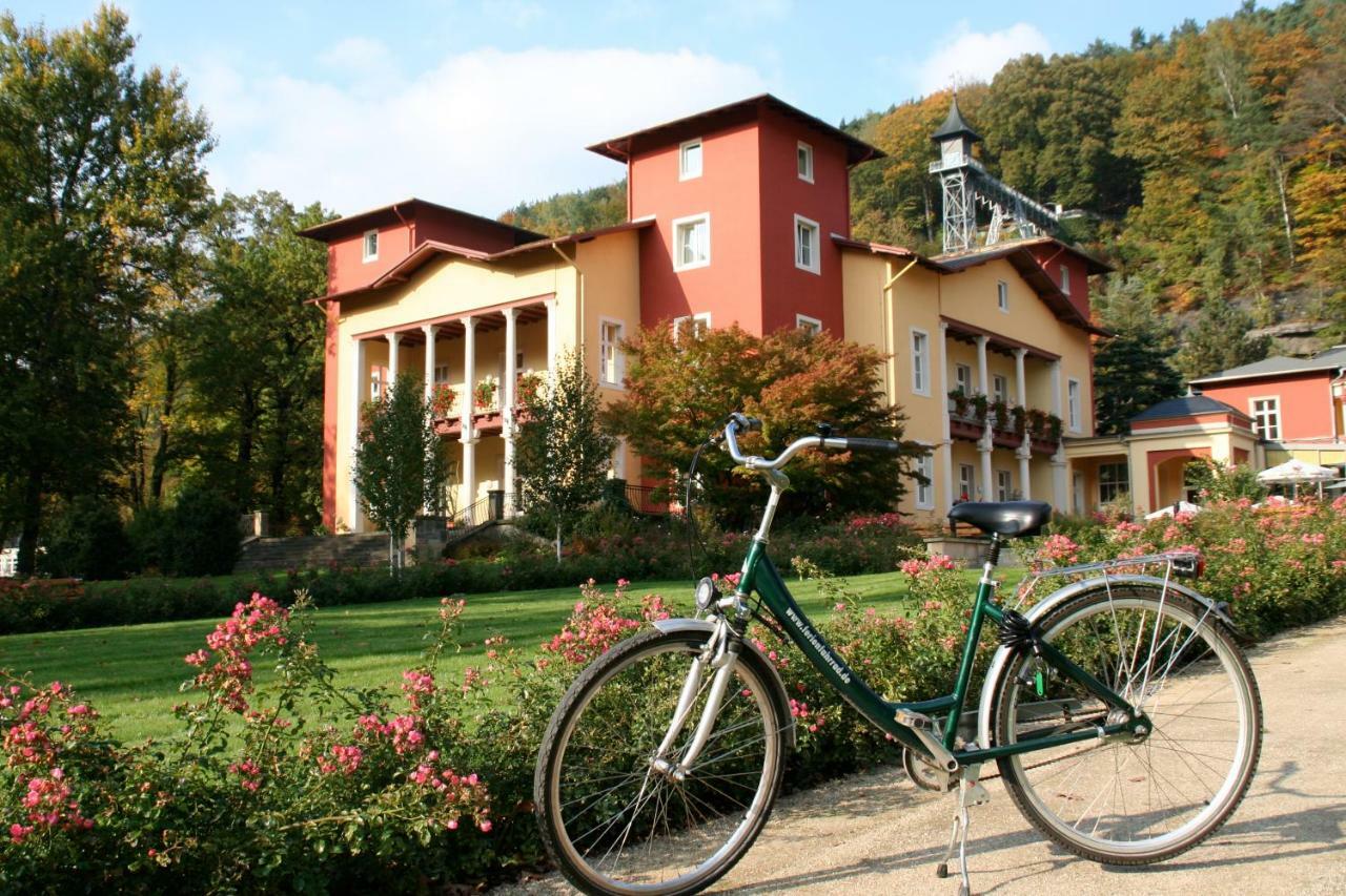 Parkhotel Bad Schandau Mit Spa Екстериор снимка