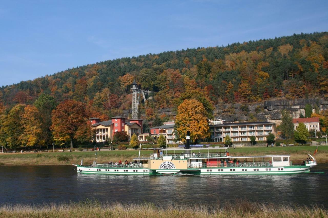 Parkhotel Bad Schandau Mit Spa Екстериор снимка
